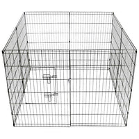 Thumbnail for YES4PETS 36' Dog Rabbit Playpen Exercise Puppy Cat Enclosure Fence With Cover