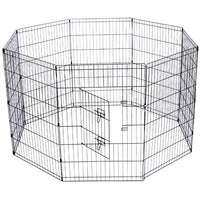 Thumbnail for YES4PETS 36' Dog Rabbit Playpen Exercise Puppy Cat Enclosure Fence With Cover