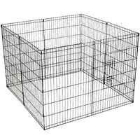 Thumbnail for YES4PETS 36' Dog Rabbit Playpen Exercise Puppy Cat Enclosure Fence With Cover