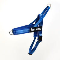 Thumbnail for Fur King Signature Quick Fit Harness XL Blue