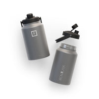 Thumbnail for Iron Flask Bottle with Spout Lid, Graphite, 128oz/3800ml