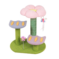 Thumbnail for Tulip Cat Tree Tower Scratching Post Scratcher Kitten Play Condo House