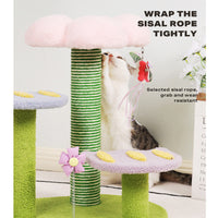 Thumbnail for Tulip Cat Tree Tower Scratching Post Scratcher Kitten Play Condo House