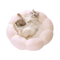 Thumbnail for LIFEBEA Anti Skid Cute Cat Bed for Cats and Small Dogs-Light Pink-L