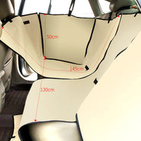 Thumbnail for Ondoing Detachable Pet Dog Car Seat Cover Backseat Protector Hammock Waterproof Non-slip Coffee