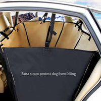 Thumbnail for Ondoing Detachable Pet Dog Car Seat Cover Backseat Protector Hammock Waterproof Non-slip Coffee