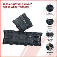 Thumbnail for 10kg Adjustable Ankle/Wrist Weight Straps