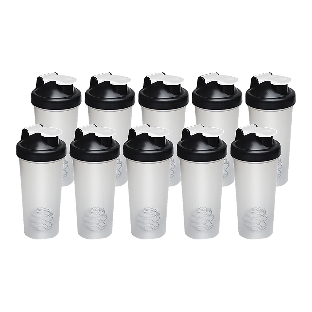 10x 700ml GYM Protein Supplement Drink Blender Mixer Shaker Shake Ball Bottle