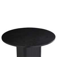 Thumbnail for Tate 4 Seater Black Column Dining Table