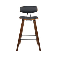 Thumbnail for Artiss 2x Bar Stools Leather Padded w/Backrest