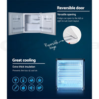 Thumbnail for Devanti 48L Bar Fridge White - Bring To Door 