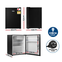 Thumbnail for Devanti 70L Bar Fridge Black - Bring To Door 