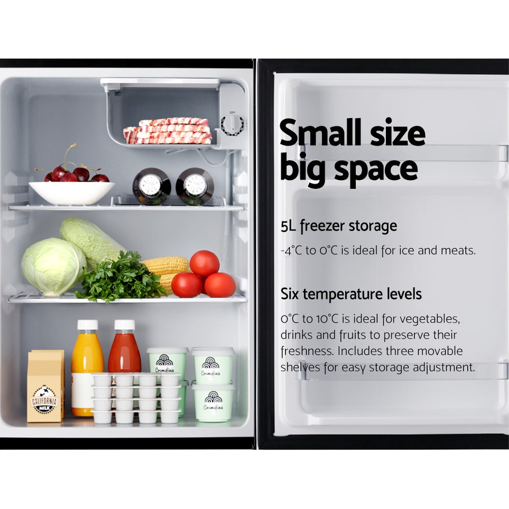 Devanti 70L Bar Fridge Black - Bring To Door 