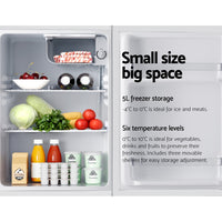 Thumbnail for Devanti 70L Portable Mini Bar Fridge - White - Bring To Door 