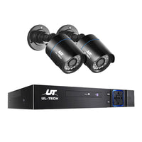 Thumbnail for UL-tech CCTV Security System 4CH DVR 2 Cameras 1080p