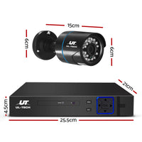 Thumbnail for UL-tech CCTV Security System 4CH DVR 2 Cameras 1080p