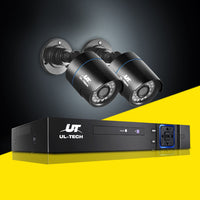 Thumbnail for UL-tech CCTV Security System 4CH DVR 2 Cameras 1080p