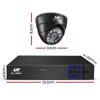 Thumbnail for UL-tech CCTV Security System 4CH DVR 4 Cameras 2TB Hard Drive