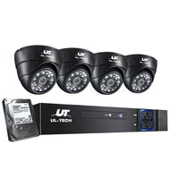 Thumbnail for UL-tech CCTV Security System 4CH DVR 4 Cameras 1TB Hard Drive