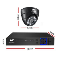 Thumbnail for UL-tech CCTV Security System 4CH DVR 4 Cameras 1TB Hard Drive