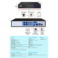 Thumbnail for UL-tech CCTV Security System 4CH DVR 4 Cameras 1TB Hard Drive