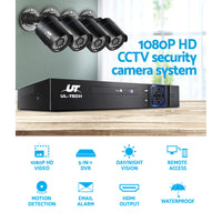 Thumbnail for UL-tech CCTV Security System 8CH DVR 4 Cameras 1TB Hard Drive