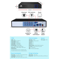 Thumbnail for UL-tech CCTV Security System 8CH DVR 4 Cameras 1TB Hard Drive