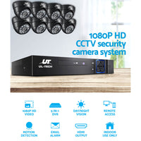 Thumbnail for UL-tech CCTV Security System 8CH DVR 8 Cameras 1080p