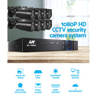 Thumbnail for UL-tech CCTV Security System 8CH DVR 8 Cameras 1080p