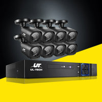 Thumbnail for UL-tech CCTV Security System 8CH DVR 8 Cameras 1080p