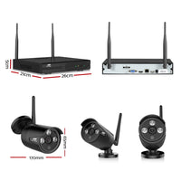 Thumbnail for UL-tech Wireless CCTV Security System 8CH NVR 3MP 4 Bullet Cameras 2TB