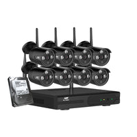 Thumbnail for UL-tech Wireless CCTV Security System 8CH NVR 3MP 8 Bullet Cameras 4TB