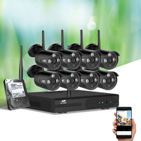 Thumbnail for UL-tech Wireless CCTV Security System 8CH NVR 3MP 8 Bullet Cameras 4TB