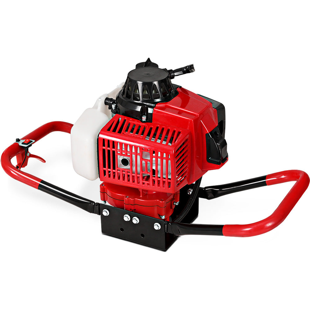 Giantz 80CC Petrol Post Hole Digger Motor Only Engine Red - Bring To Door 