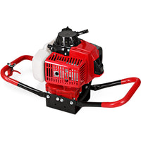 Thumbnail for Giantz 80CC Petrol Post Hole Digger Motor Only Engine Red - Bring To Door 