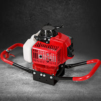 Thumbnail for Giantz 80CC Petrol Post Hole Digger Motor Only Engine Red - Bring To Door 