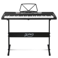 Thumbnail for Alpha 61 Keys Electronic Piano Keyboard Digital Electric w/ Stand Sound Speaker