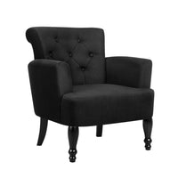 Thumbnail for Artiss Armchair Wingback Charcoal Lothair