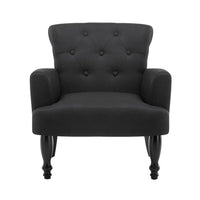 Thumbnail for Artiss Armchair Wingback Charcoal Lothair