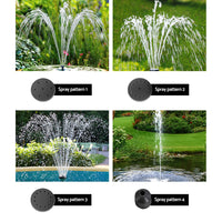 Thumbnail for Gardeon Solar Pond Pump with Battery Kit LED Lights 4.3FT - Bring To Door 