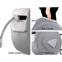 Thumbnail for Water Hose Reel 10M Retractable Auto Rewind Garden Spray Gun - Bring To Door 