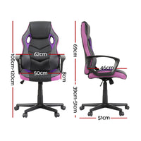 Thumbnail for Artiss Gaming Office Chair Computer Chairs Purple