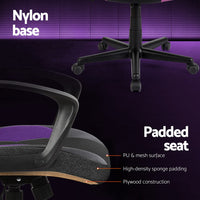 Thumbnail for Artiss Gaming Office Chair Computer Chairs Purple