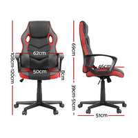 Thumbnail for Artiss Gaming Office Chair Computer Chairs Red