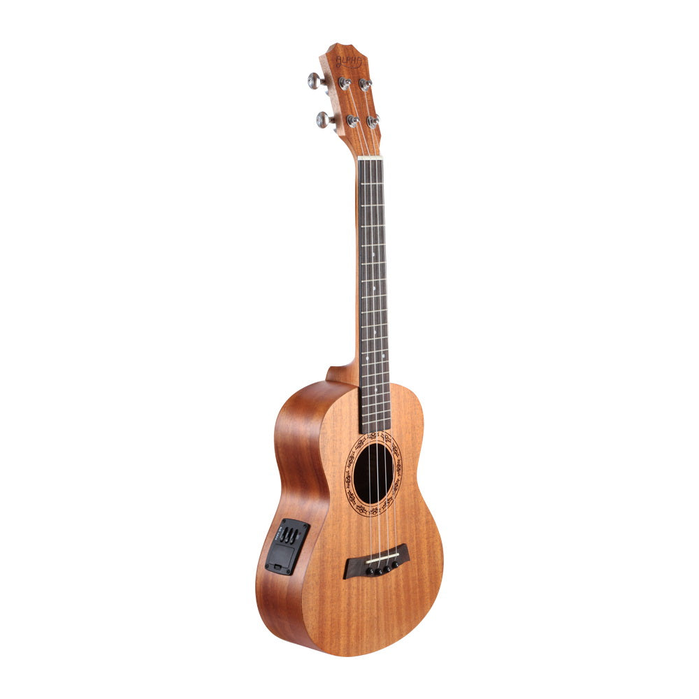 Alpha 26" Ukulele Equaliser Natural Mahogany Tenor Beginner Gift w/ Bag