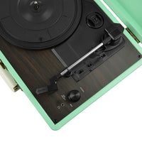 Thumbnail for mbeat Woodstock Tiffany Blue Retro Turntable