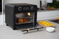 Thumbnail for 23L Air Fryer Oven (Black) + 3 Accessories to Bake & Cook - Bring To Door 