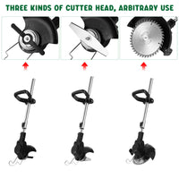 Thumbnail for 3in1 Cordless Grass Trimmer Grass Lawn Brush Cutter Whipper Snipper with 1 Battery - Bring To Door 