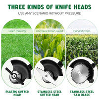 Thumbnail for 3in1 Cordless Grass Trimmer Grass Lawn Brush Cutter Whipper Snipper with 1 Battery - Bring To Door 