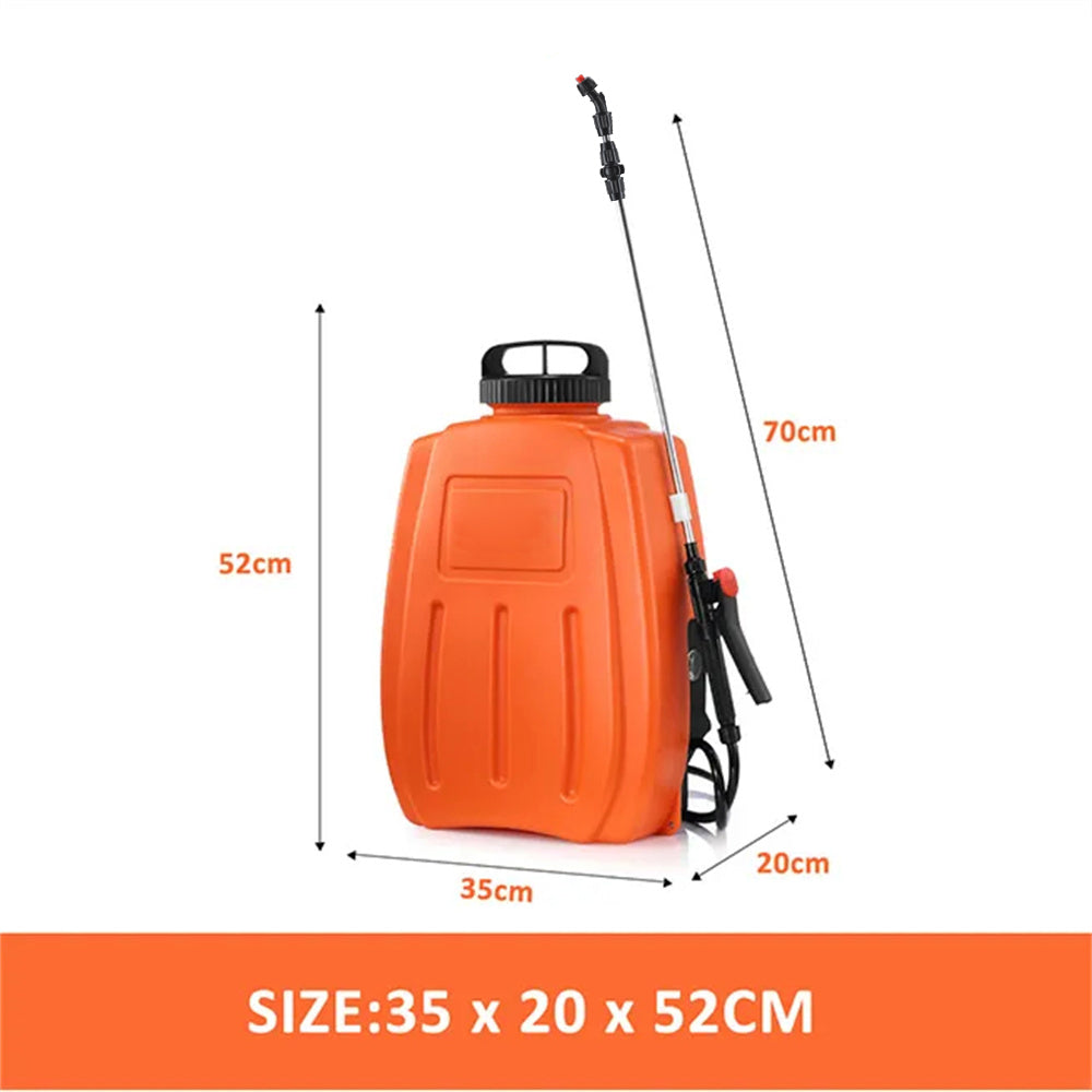 16L Electric Sprayer Backpack Weed Boom Tank Farm Watering Rechargeable - Bring To Door 